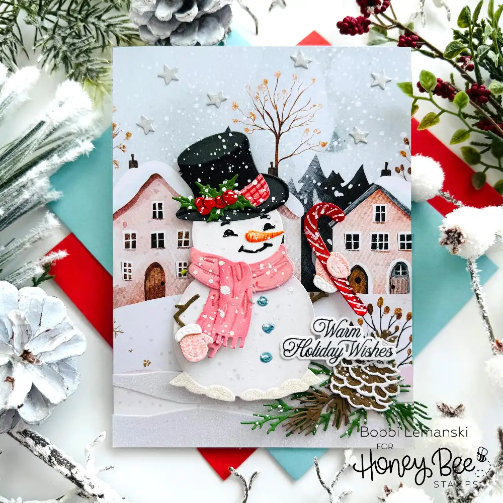Sweet Season Mugs Christmas Blessings Add-On Dies 2025 New Honey Die Stamps Stencils Handmade DIY Holiday Wishes Card Nutcracker