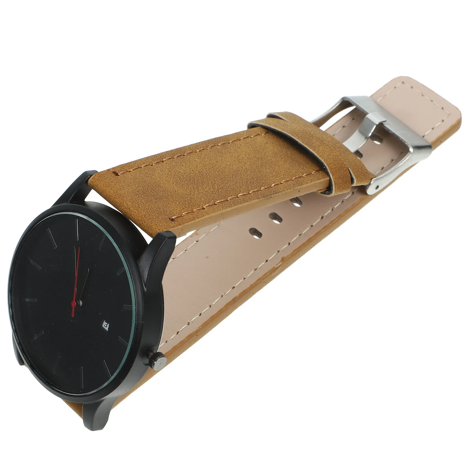 

Stainless Steel Glass Quartz Watch Vintage Fashion Wrist Watch Durable Comfortable Strap Precise Timekeeping Casual Style Unisex