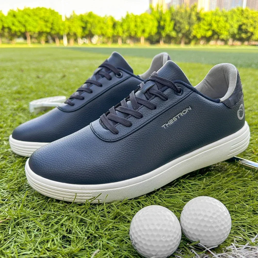

Golf Shoes Men Training Golf Wears Spikeless Golfers Big Size Walking Sneakers Trainers Laceup Business Casual Travel Footwear