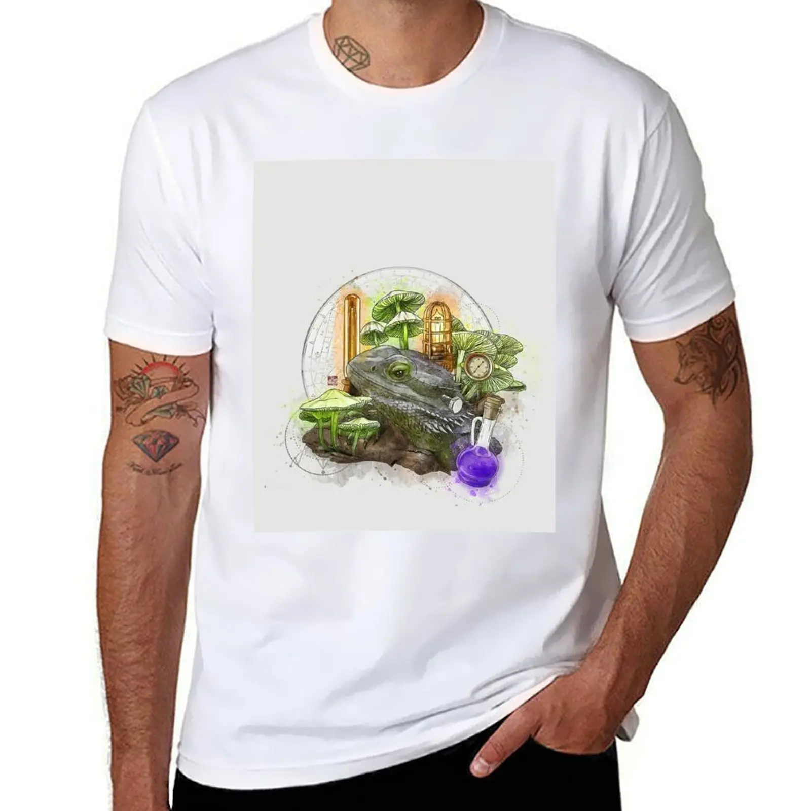 

FrankenOliver T-Shirt Casual Pattern Print Tee Shirt