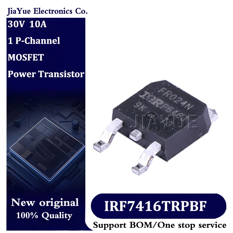 

5pcs/lot 100% New Original Chips IRF7416TRPBF SOIC-8 30V 10A MOSFET Field effect tube Power Transistor IRF7416TRPbF