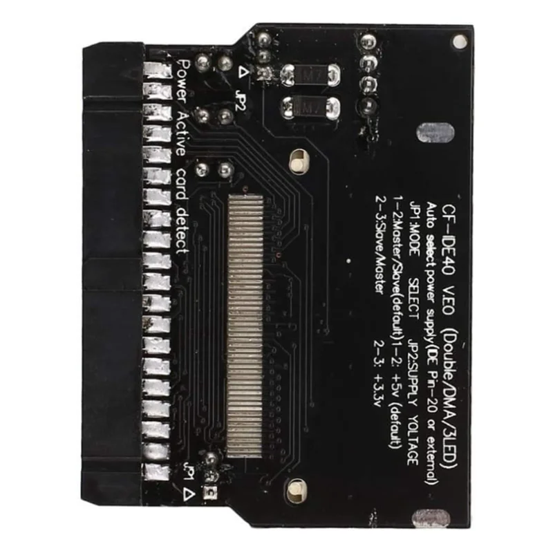 Compact Flash Double Side CF to 3.5 Female Converter Card Bootable from CF Black 40 Pin IDE Bootable Card Adapter