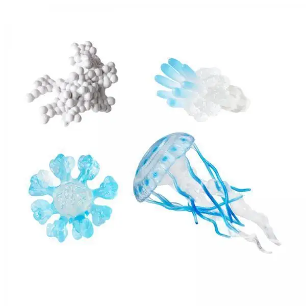 Animal Figures Life Cycle of Jellyfish Toy Model Realistic Montessori Educational Toy for Children Study