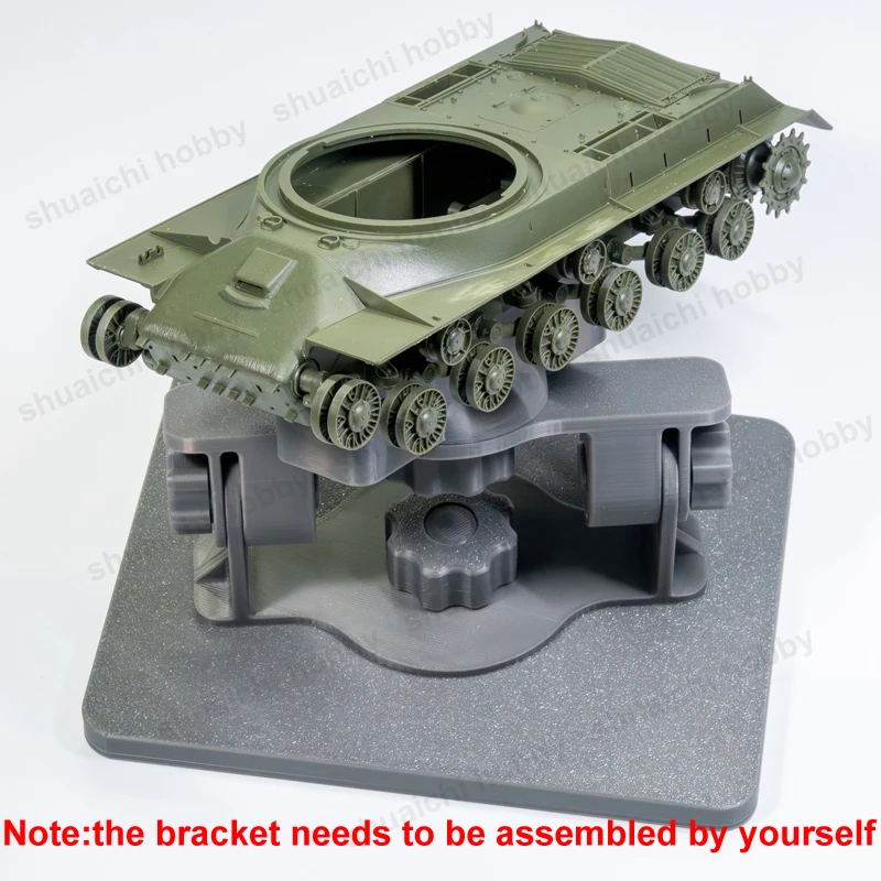 1 セット戦車モデル塗装/風化サポートスタンド着色補助 PETG ベースブラケット 1/35 から 1/72 スケール装甲モデル用