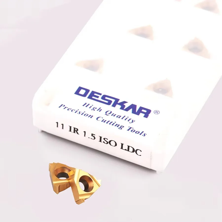

11ER 11IR 1.25ISO 1.5ISO 1.75ISO 2.0ISO 2.5ISO 3.0ISO A60 A55 LDC Numerical Control Lathe Threaded Turning Tools Cutting Blades