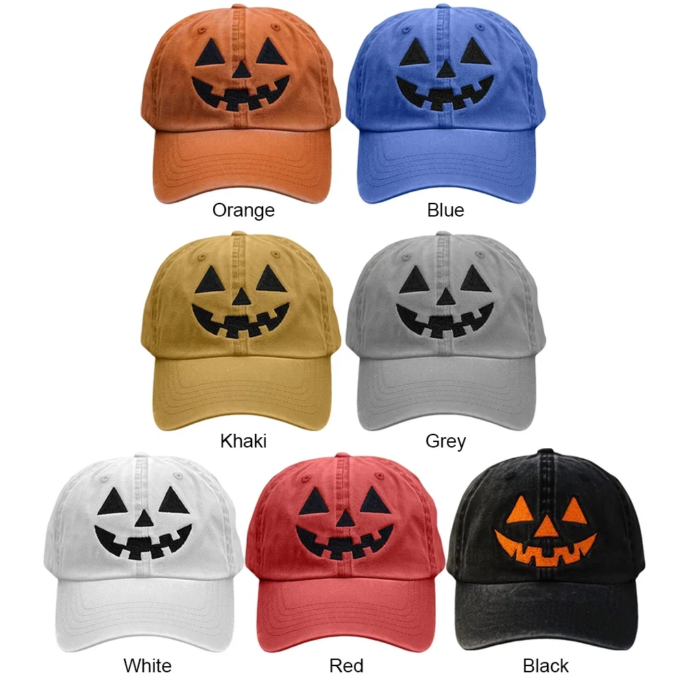 قبعة الهالوين قبعة بيسبول مطرزة للهالوين قبعة الشمس للجنسين قبعة سائق الشاحنة للرجال والنساء #3