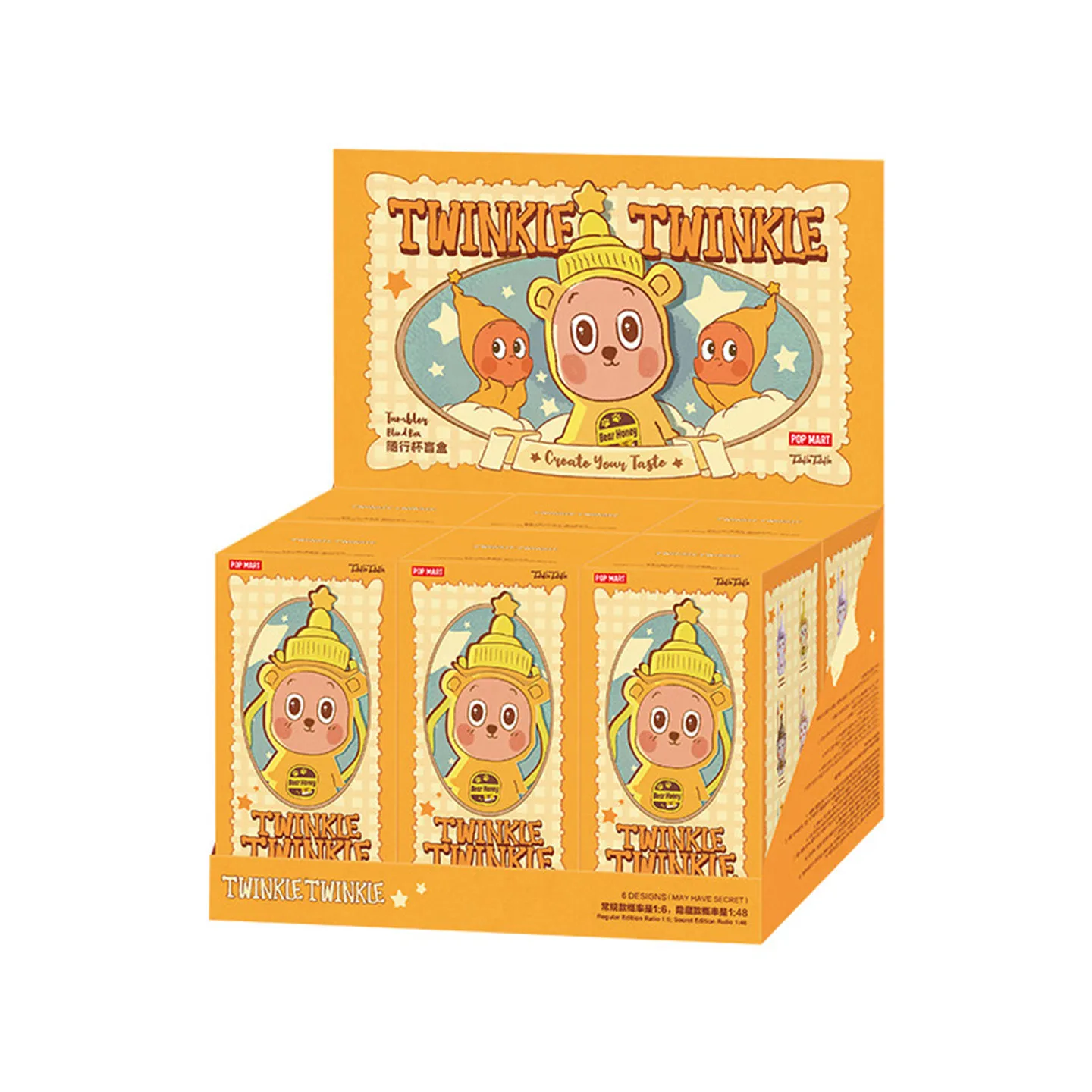 

POPMART Original Star People Free Matching Series Blind Box Home Decor Collectible Toy Trendy Accompanying Cup Gift