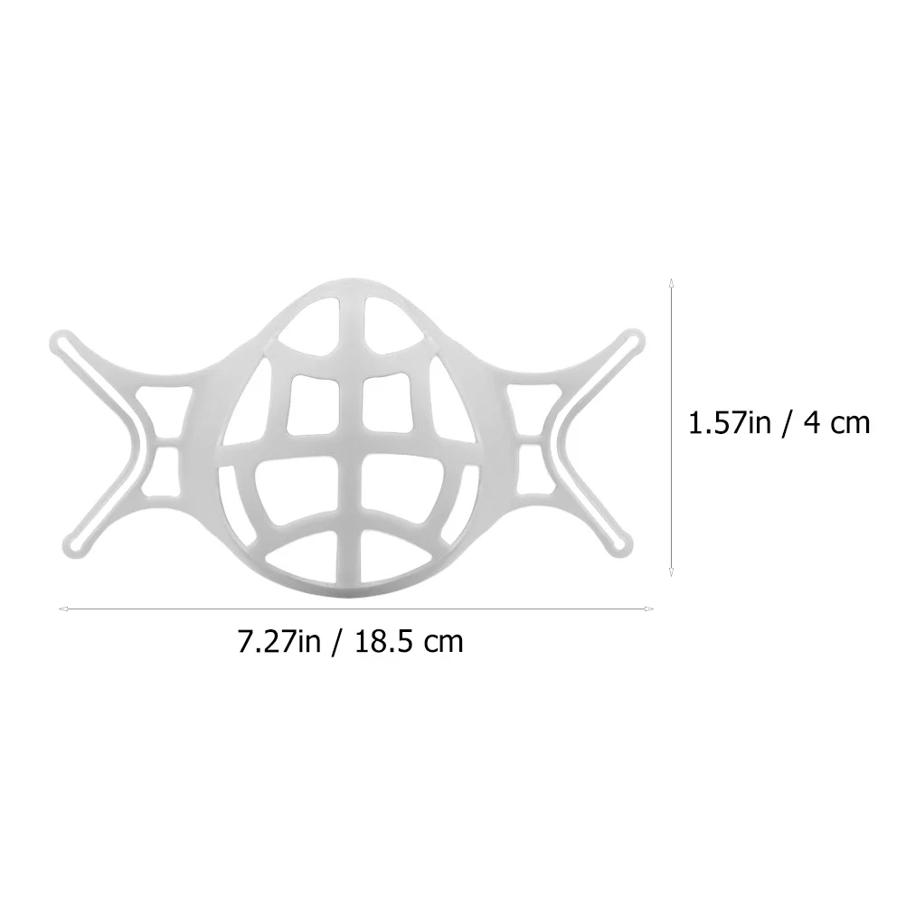 12 pezzi staffa interna per maschera supporto traspirante 3D previene il trasferimento del rossetto non soffocante adatto per maschere per il viso supporto leggero 3D