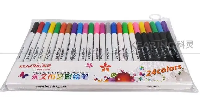 1pcs 20 Colors Fabric and T-Shirt Liner Marker Pens Textile Paint Cloth Pigment DIY Painting Supplies (Only 1pcs ,not 20pcs )