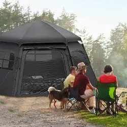 Instant Camping Tent Sun Protection Hexagonal Tent Outdoor Tent With Easy Setup Tents & Shelters For Family Adventures