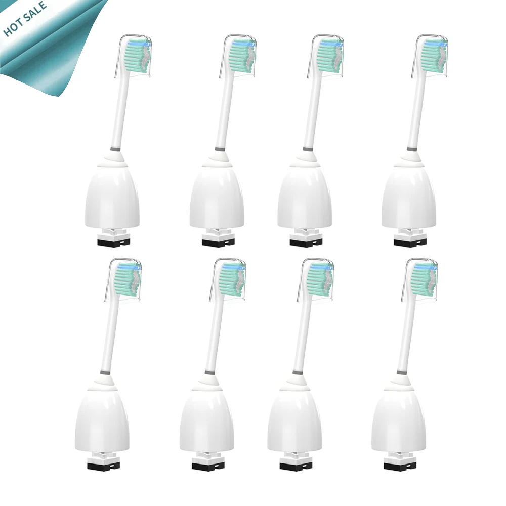 

8 шт с крышкой подходит для Philips Sonicare e-Series замена электрической Зубная щётка головки HX7001 HX7002 HX7022 HX9500 HX9552 HX5910