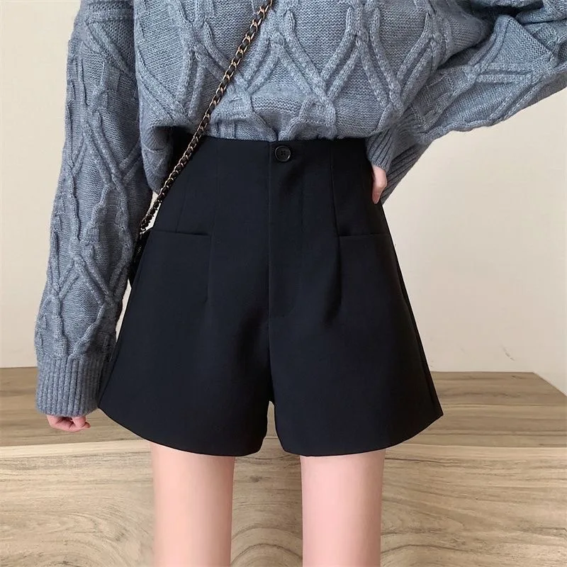 Black High-Waist Super-Short Jazz Dance Shorts Women's Summer Outfit Sexy Base Layer Hot Pants Liya Caipiao Thin Material
