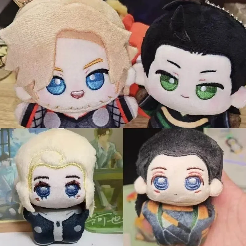Neuer Mini 10cm Loki Odinson Thor Plüsch-Anhänger für Fans, Sammlerstück, bedruckte Stoffpuppe, Schlüsselanhänger, Spielzeug, Geburtstagsgeschenke