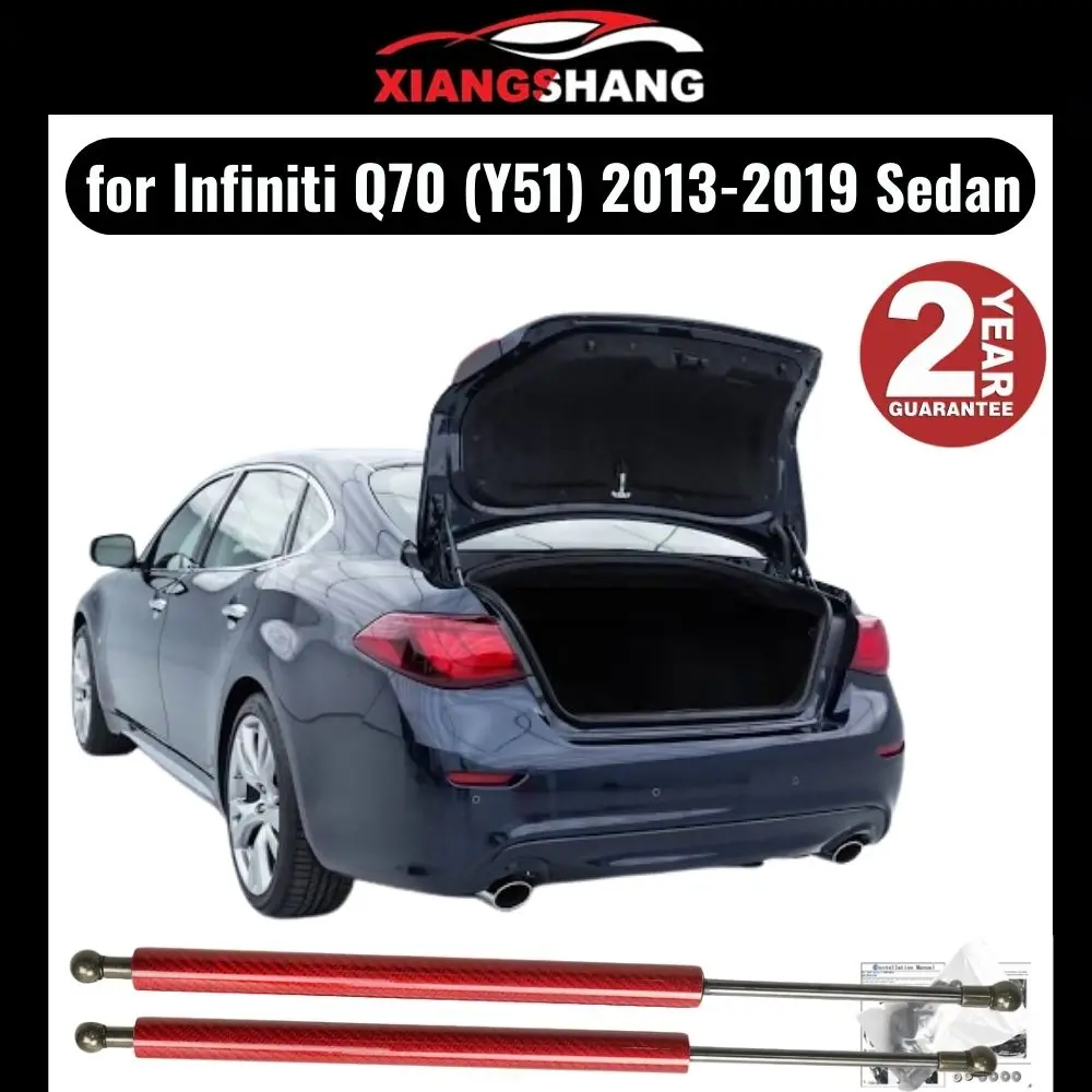 

Lift Supports for Infiniti Q70 (Y51) 2013-2019 Sedan tailgate replaced with automatic pop-up Trunk Boot Gas Struts Springs