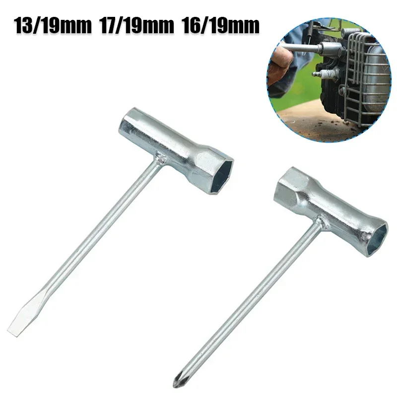 16-19mm 17-19mm 13-19mm Stainless Steel Spark Plug Socket Wrench For Petrol Chainsaws And Brush Cutters Garden Machinery Wrench