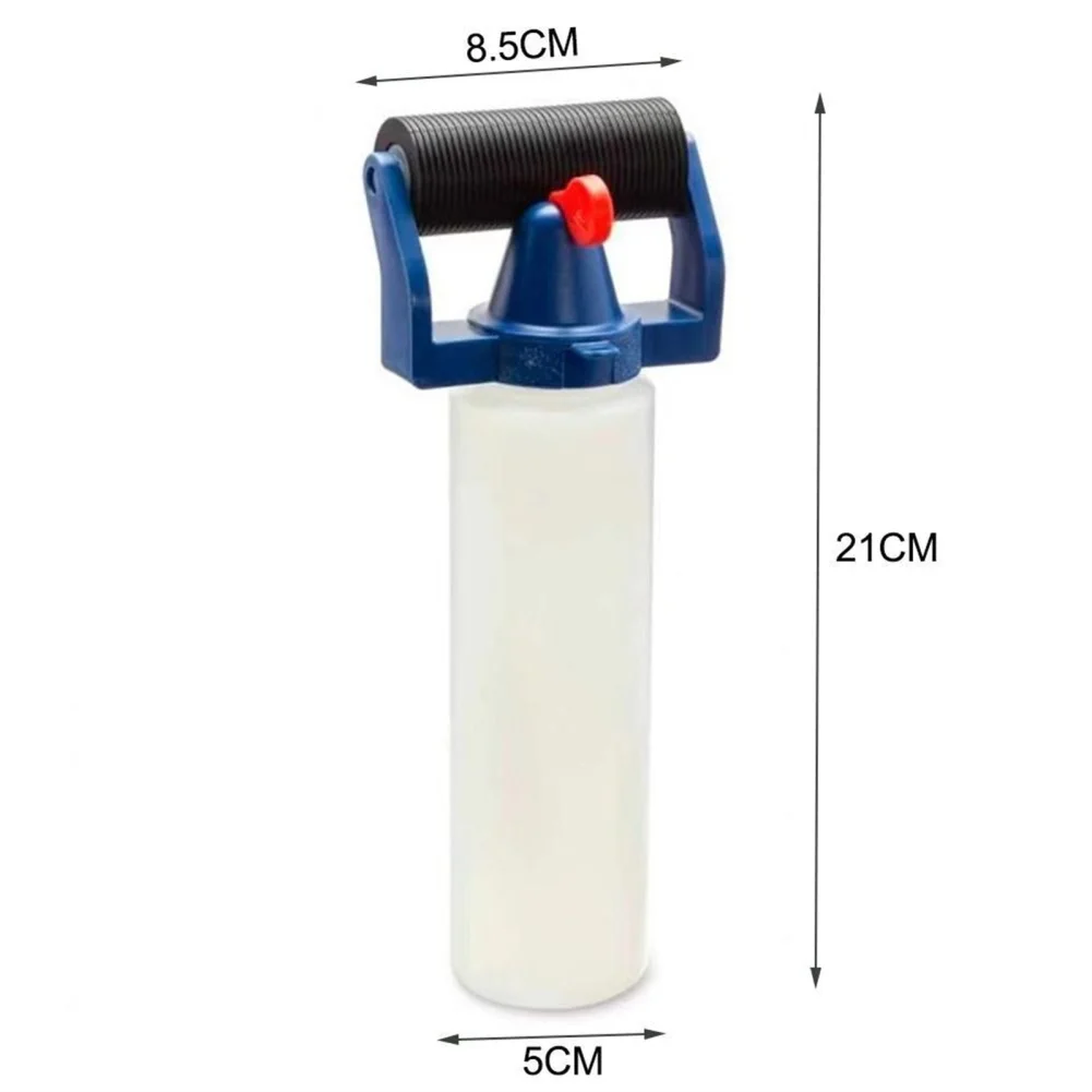 8oz Glue Applicator Roller Dispenser PE Plastic Applicator Bottle For Wood Processing Painting Supply Wall Treatment