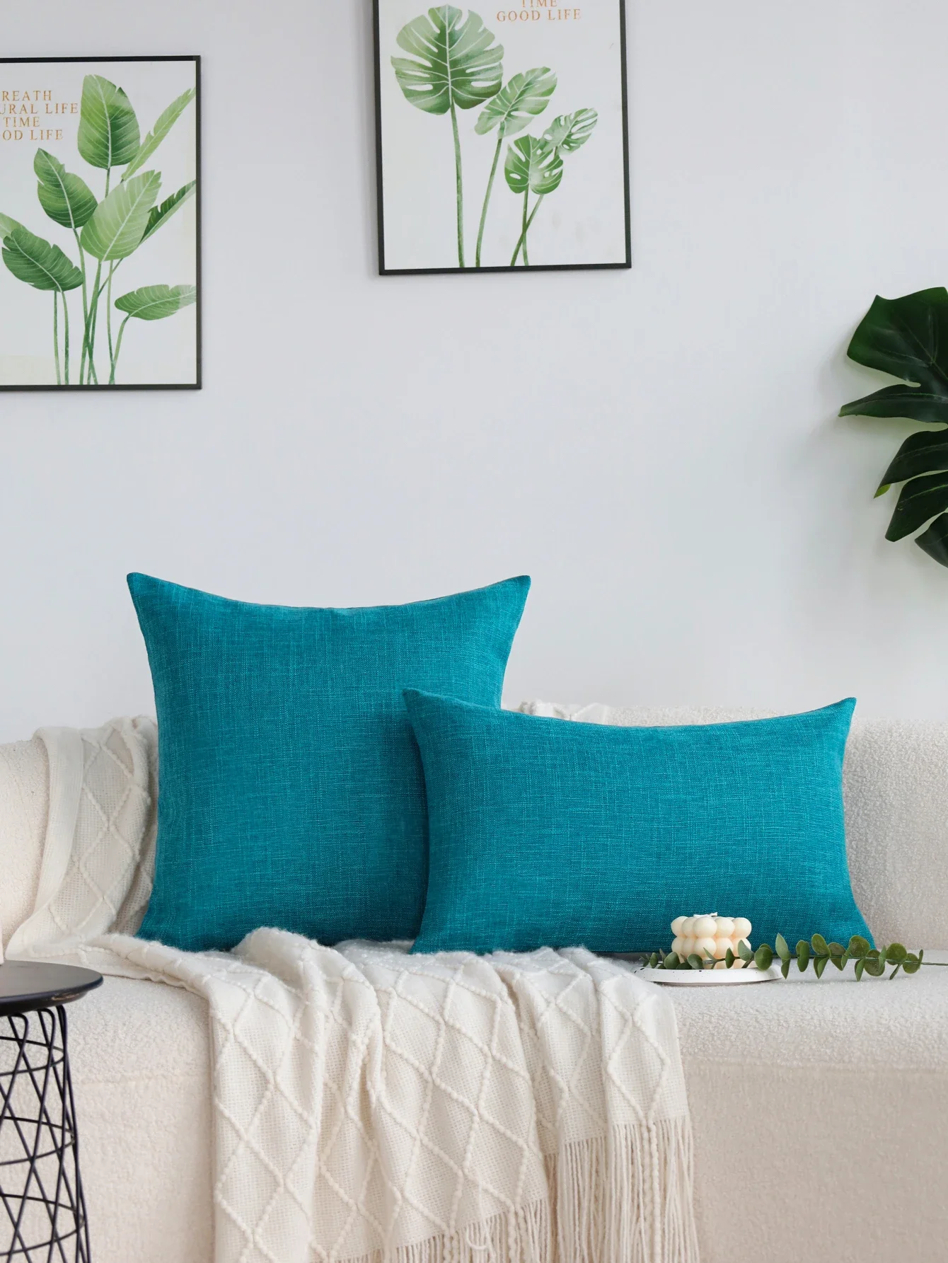 Linen Cushion Cover Pillow Covers Decorative Pillowcase for Sofa Living Room Car Housse De Coussin 45x45cm 30x30cm Pillow Cover