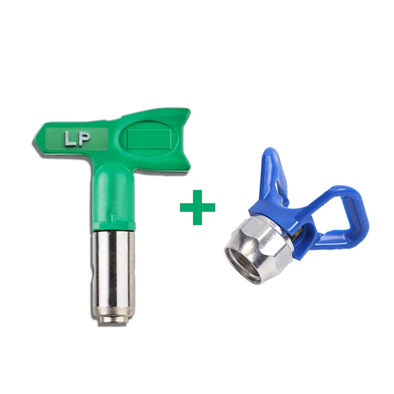 

LP Set Airless Tips Nozzle 1-5 Series Low Pressure With 7/8 Nozzle Guard For Titan/Wagner Airless Paint Spray Sprayer Gun tools