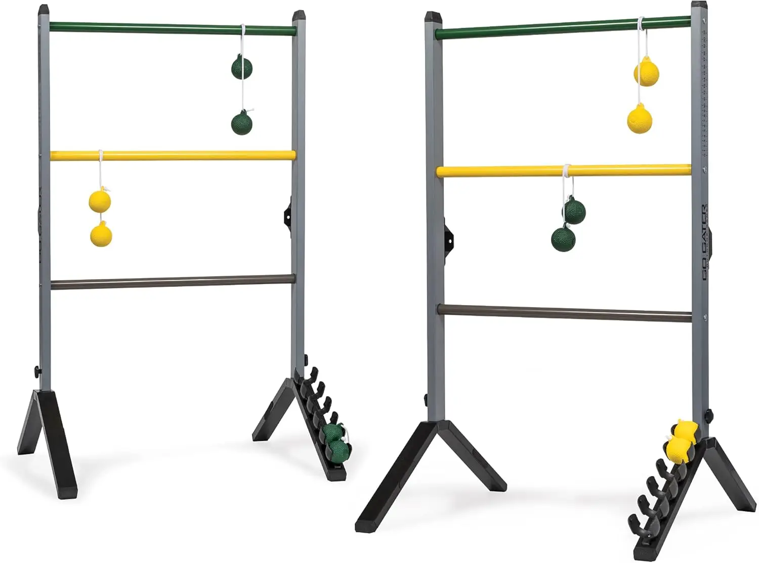 

Premium Steel Ladderball Set with Sturdy Construction and Built-in Scoring System, Includes All Accessories for Outdoor Fun