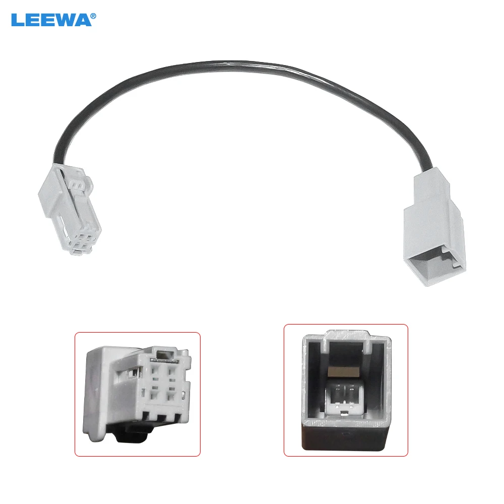 

LEEWA Car Audio Input Media Data Wire Original Plug Male To Female USB Adapter For Toyota Camry USB Cable #CA6895