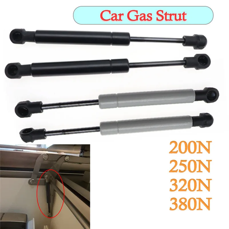 2pcs 200/250/320/380N 195mm Universal Gas Spring Lift Supports Struts For Car Boat Caravans Car Gas Strut Bars Hood Rod Shock