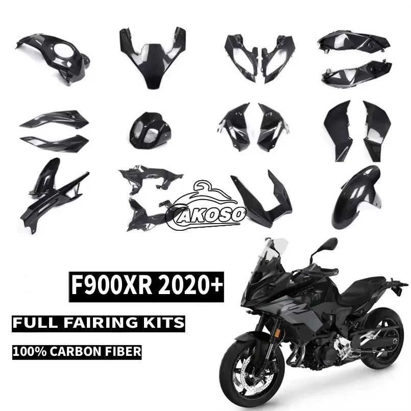 

Carbon Fiber Motorcycle Accessories for BMW F 900 XR 2020 2023 2024 Fender Side Panel Fairing Kit Exhaust Hood