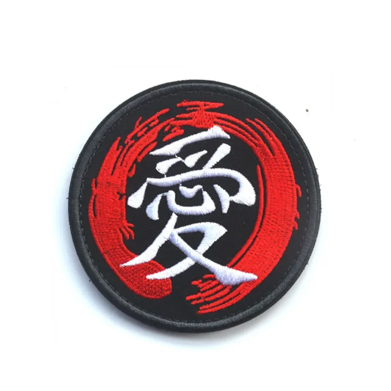 Naruto Akatsuki Anime Cartoon Embroidery Patch Cosplay Badges Hippie Iron on Kids for Clothes Stickers Badges DIY Cloth Patch
