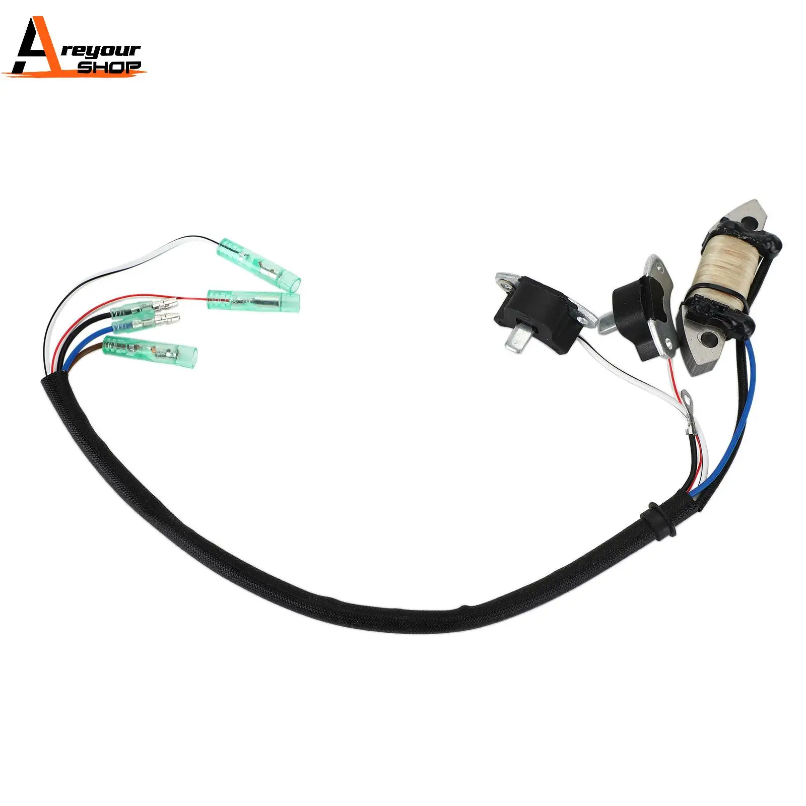 

Areyourshop Boat Charging Coil For Yamaha 25-30Hp 69P-85541-09 61N-85543-09 61N-85543-19 Motorcycle Parts