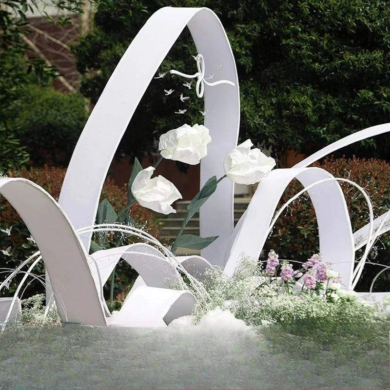 Wedding props, free curve, sun board, streamer, elastic fabric cover, versatile shape, wedding scene decoration, decoration, who