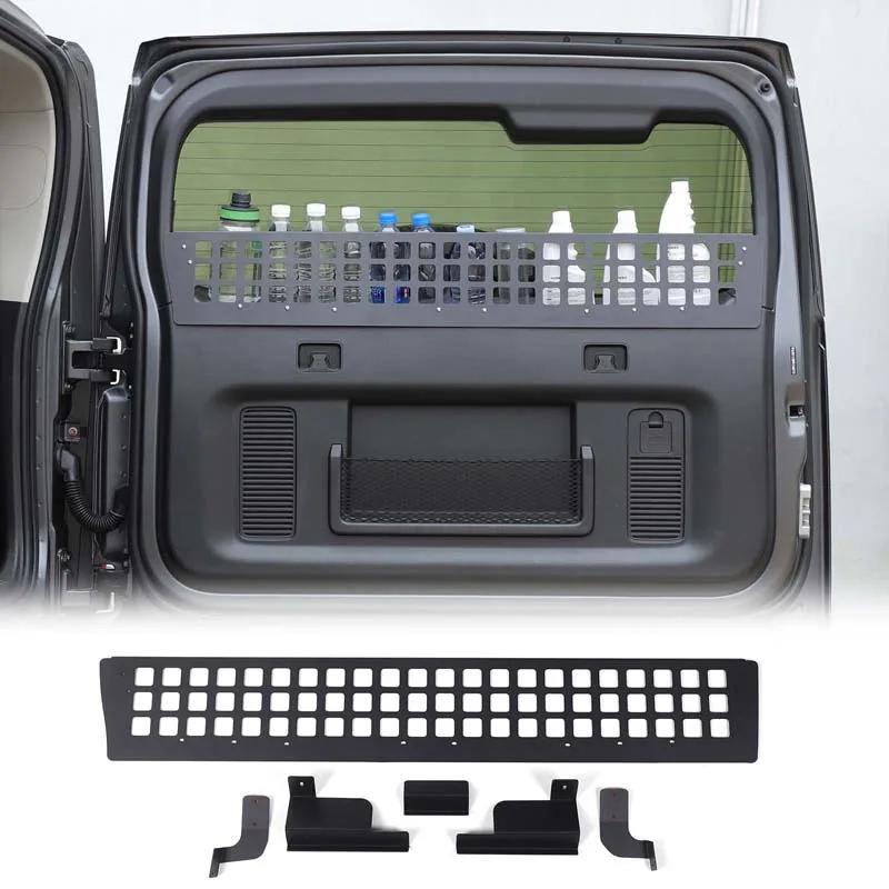 

For Haval H9 2024-2025+ Carbon Steel Black Car styling car tailgate window storage fence car modification decoration accessories