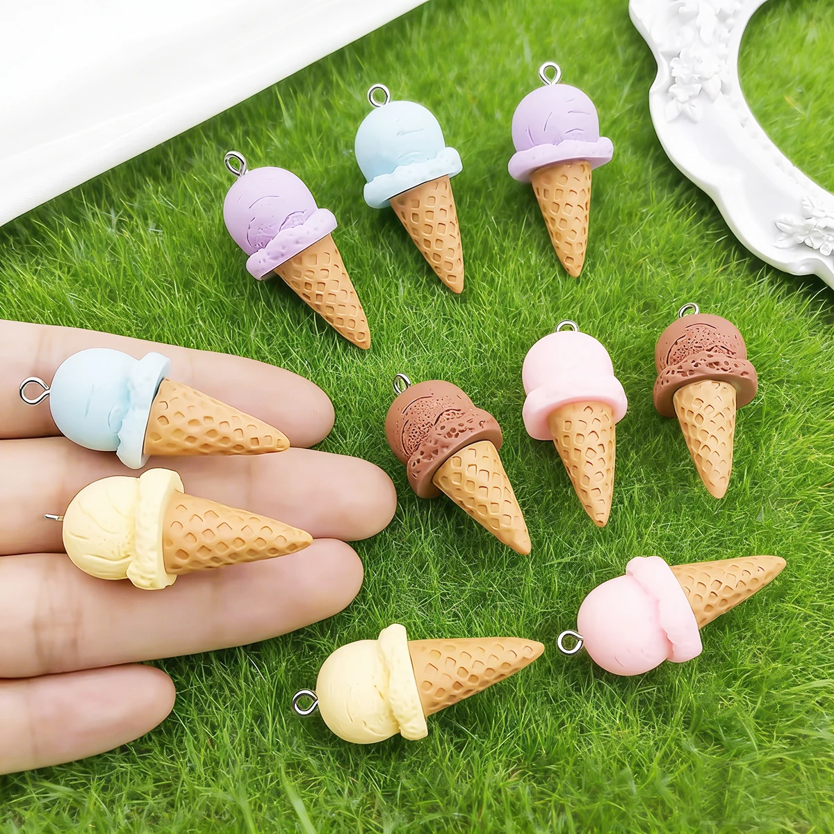10pcs 3D Cartoon Bubble Milk Tea Charms Cute Pendants for Jewelry Making DIY Handmade Bracelet Earrings Key Chain Accessories - AliExpress 36 - Image 5