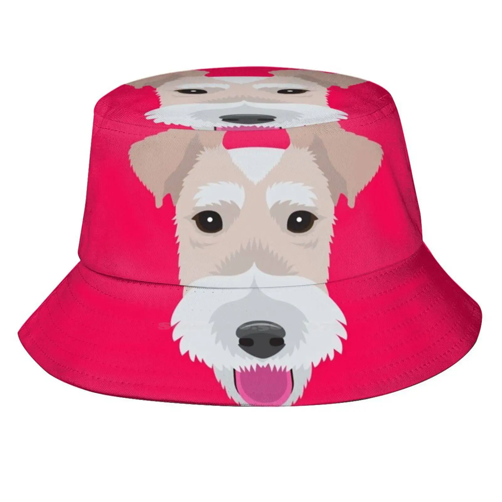 Wire Fox Terrier Causal Cap Buckets Hat Wire Fox Terrier Cute Dog Cute Puppy Vector Custom Adorable Amazing Unique