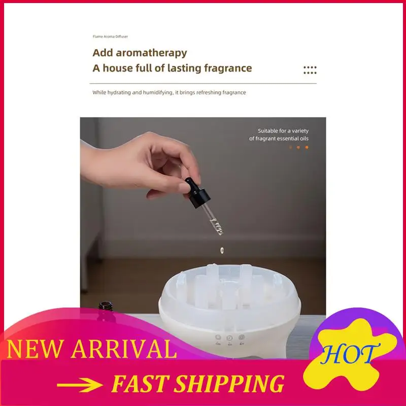 

Купите сейчас, диффузор эфирного масла, 350 мл, диффузор с прохладным туманом, увлажнитель с пламенем и вулкан, безводный, с автоматическим выключением для домашнего офиса U