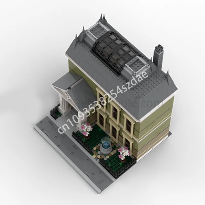 

2549 шт. MOC, модульные здания для квартиры Кюратора, строительные блоки, пластиковые практические рождественские игрушки в подарок