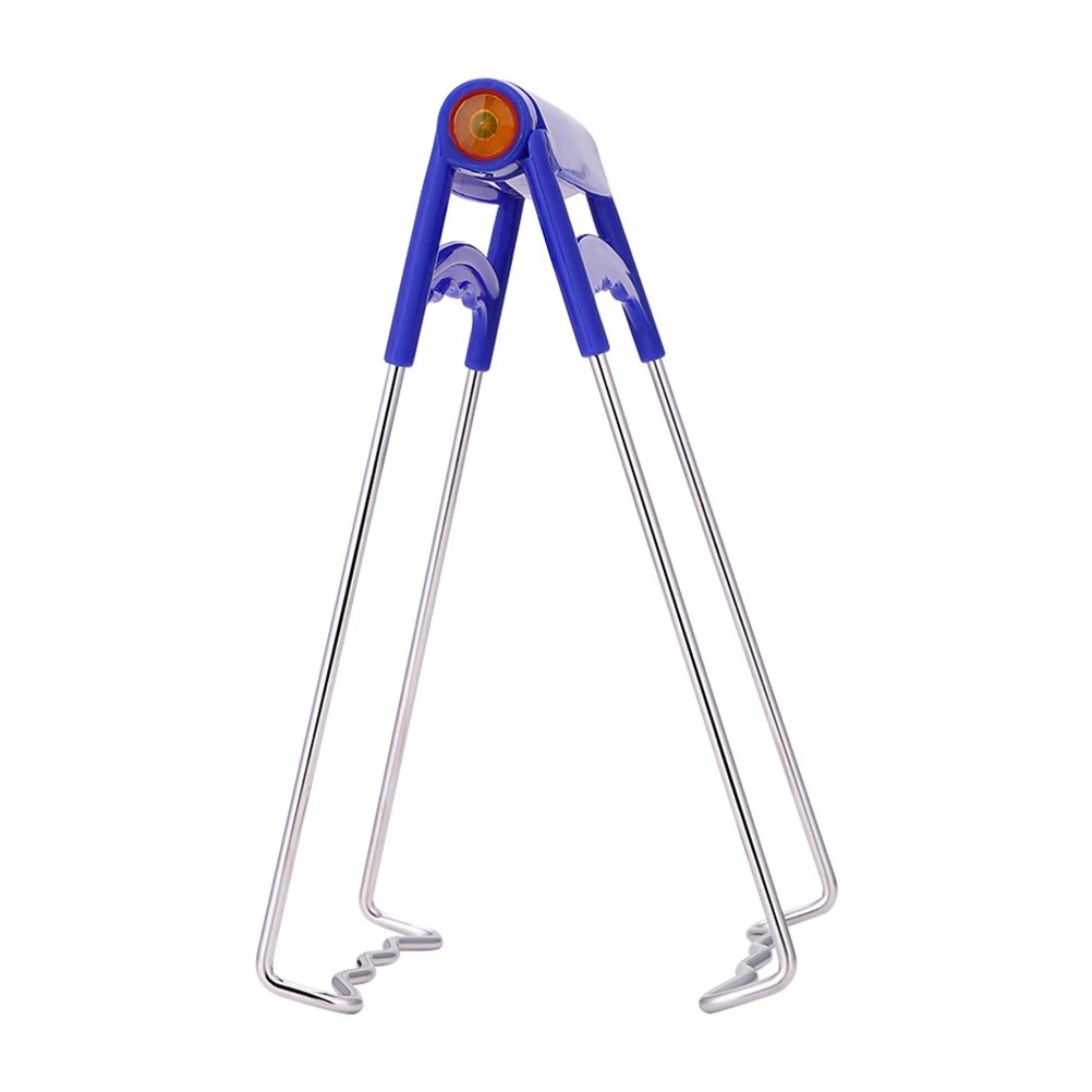 

2 Pcs Anti-scald Dish Tongs Crockery Holder Plate Lifter Pots Clip Fixture Bowl