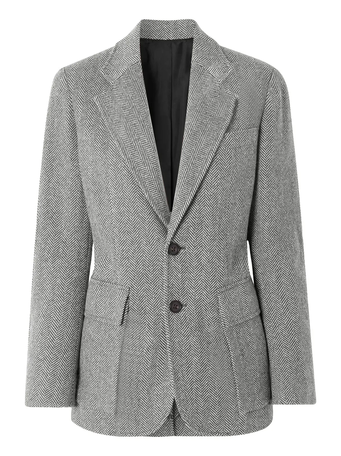 معاطف رياضية كلاسيكية للرجال على الطراز البريطاني الرجعية سترة تويد متعرجة للرجال بقصة ضيقة سترة بدلة واحدة الصدر للخريف والشتاء #3