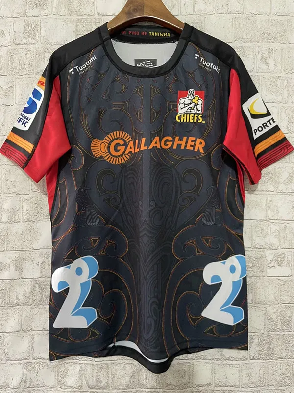 New Arrival Summer Chiefs Super Rugby Youth Home Jersey 2024 Rugby Jersey Training Jersey Chiefs Kid Uniform For Adult&Kid Kit