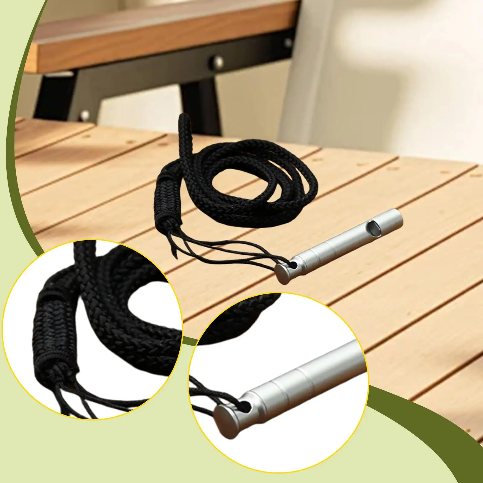 Emergency Whistle Survival Portable Practical Loud with Lanyard Security Whistle for Training Camping Gear Hiking Competition