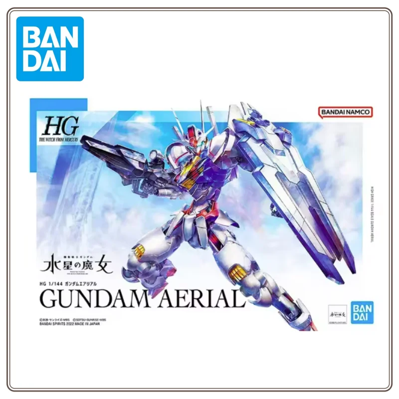 متوفر في المخزون بانداي HG 1/144 جاندام إعادة بناء الجوي Bugur-beu الساحرة من ميركوري جاندام Gunpla أطقم منمذجة أصلية #2