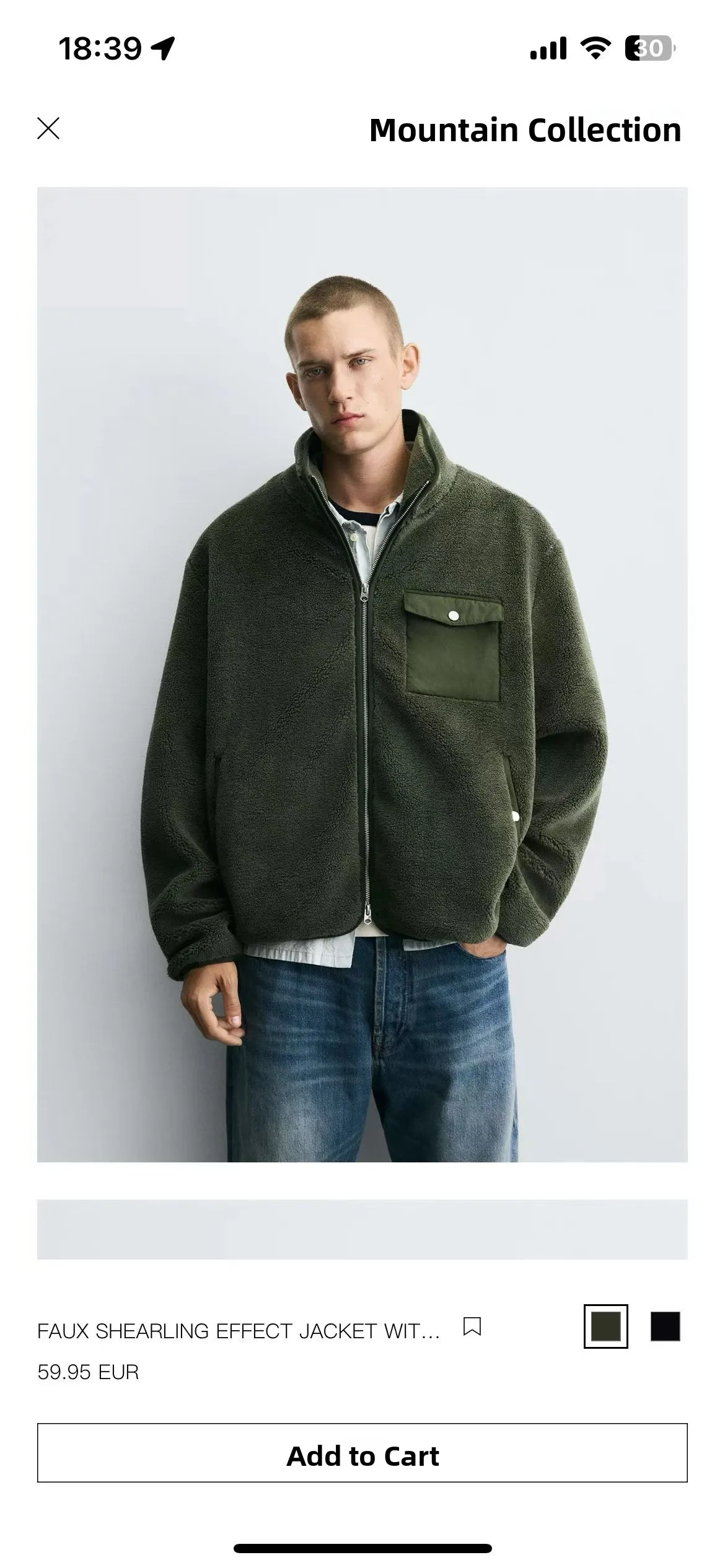 

Men's Winter Jaet Lamb Fur Effect Cosite 828900 Casual Loose Fit Long Sve Zipper Closure Color Youth Faion