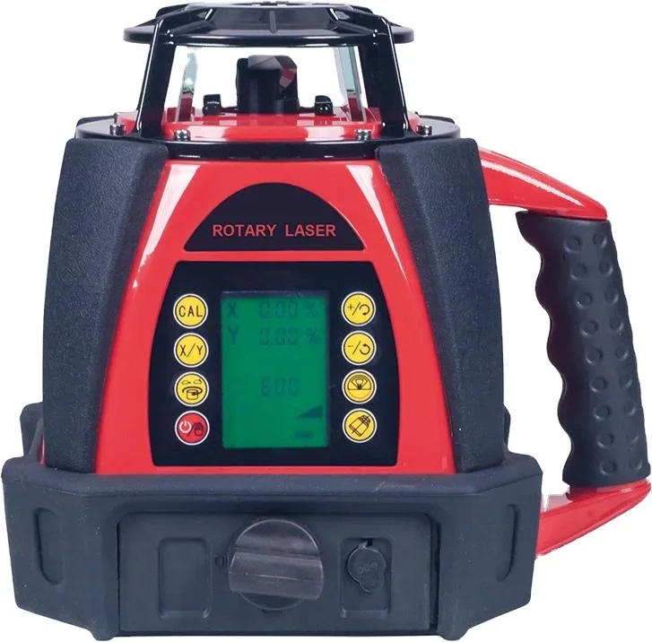 New Trend Lcd Display Slope Setting Function Red Line Ak204D Rotary Laser Level