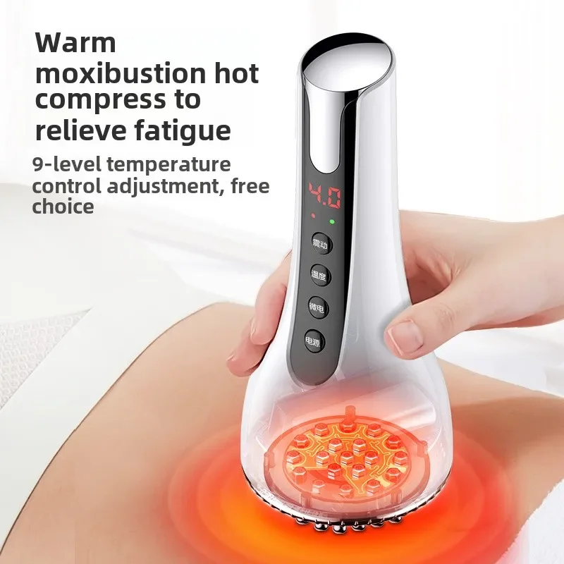 Electric whole body meridian dredging massage brush