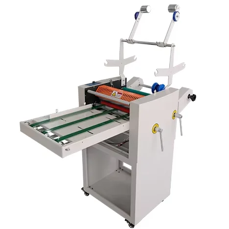 SMFM3800A A3 Plus Paper Small Foil Sleeking Double Sided Manual Laminator For Hot Transfer Printing