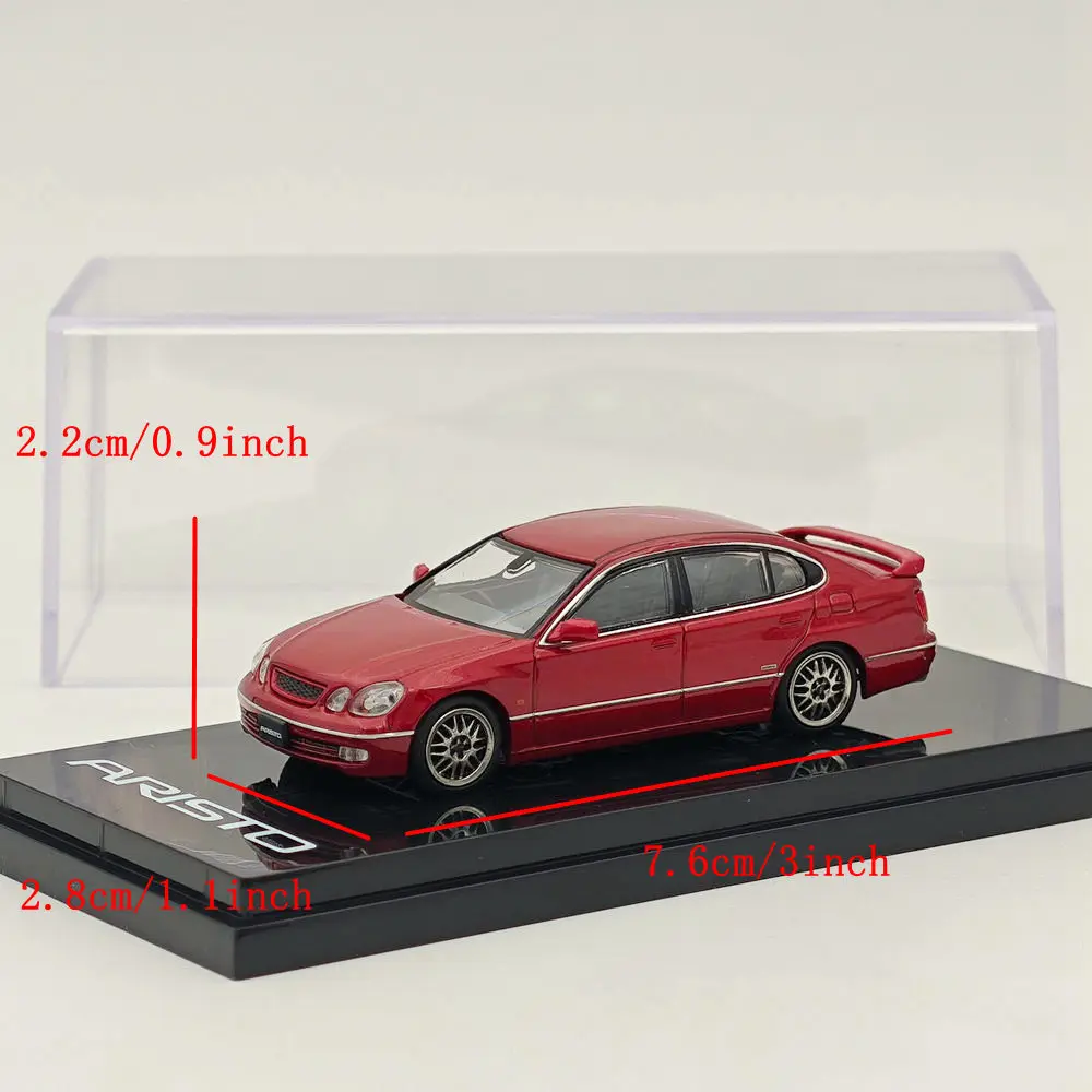 Hobby Japan 1/64 for ARISTO V300 VERTEX EDITION Customized Ver. Red Mica HJ641030CR Diecast Model Car Auto Toys Collection Gift