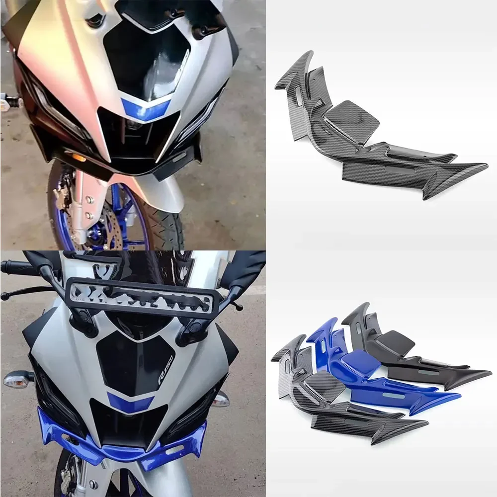 

Передние Обтекатели крыльев мотоцикла для Yamaha YZF-R15 R15 V4.0 2022-2023 с аэродинамическим клювом, Конусным крылом
