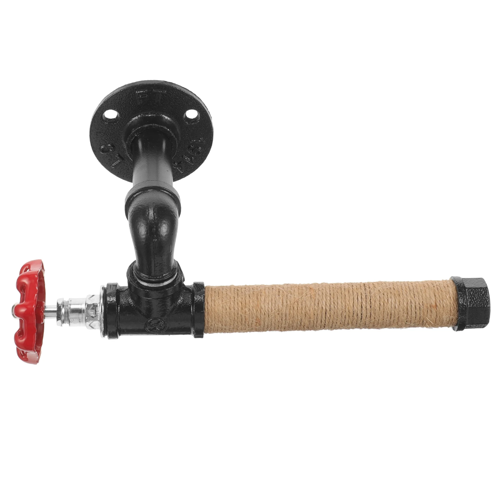 

Iron Pipe Wall Bracket Paper Towel Holder Mount Kitchen Farmhouse Tissue Vintage Industrial Style Multipurpose Roll Holder