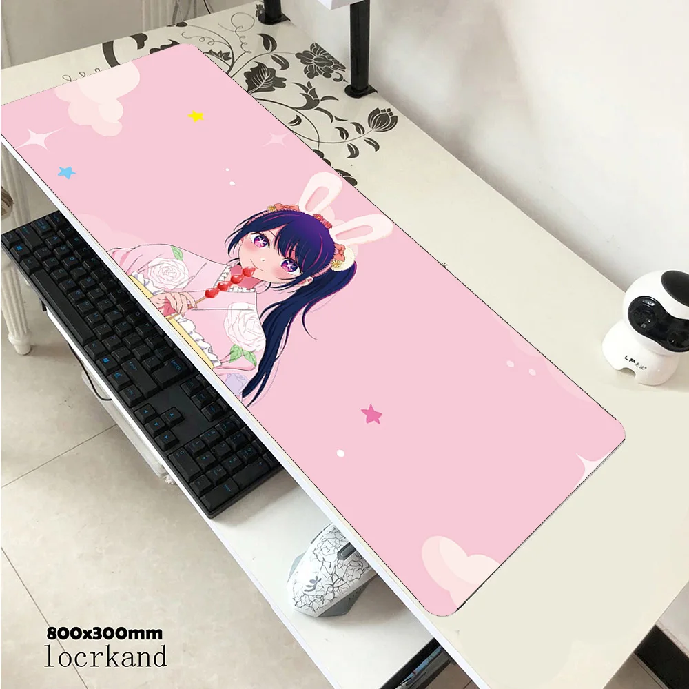 

Ai Hoshino Mouse Pad Anime Large Gamer XXL Keyboard Desk Mouse Mat 900x400cm Carpet Kawaii Gaming Notbook for CSGO Mousepad