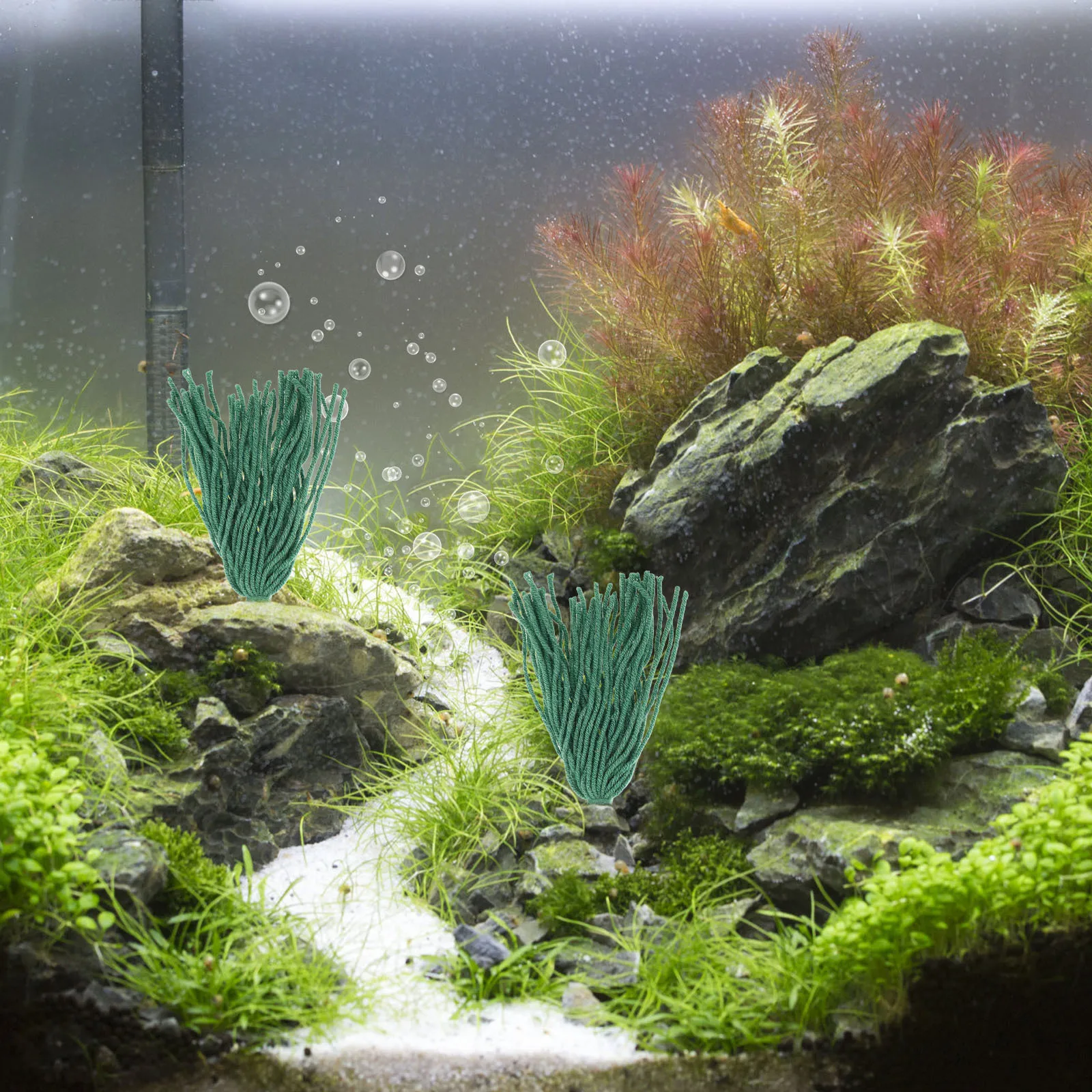 

10pcs Fish Shrimp Breeding Spawning Mops Aquarium Decor Grass For Hiding Climbing Spaces Tank Ornaments Habitat Spawn Bed