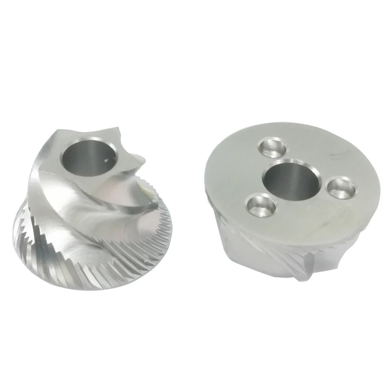 420 Stainless Steel Titanium Plated Conical Coffee Grinder Burr Replacement Set For Espresso Machines