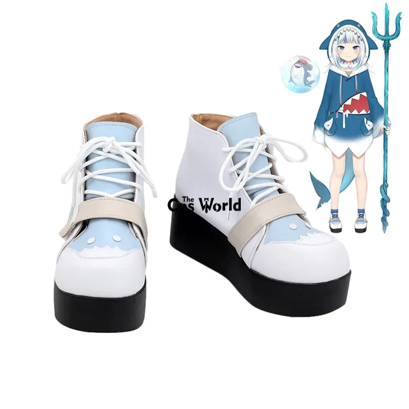 

Virtual YouTuber VTuber Hololive Gawr Gura Customize Anime Cosplay Shoes Boots